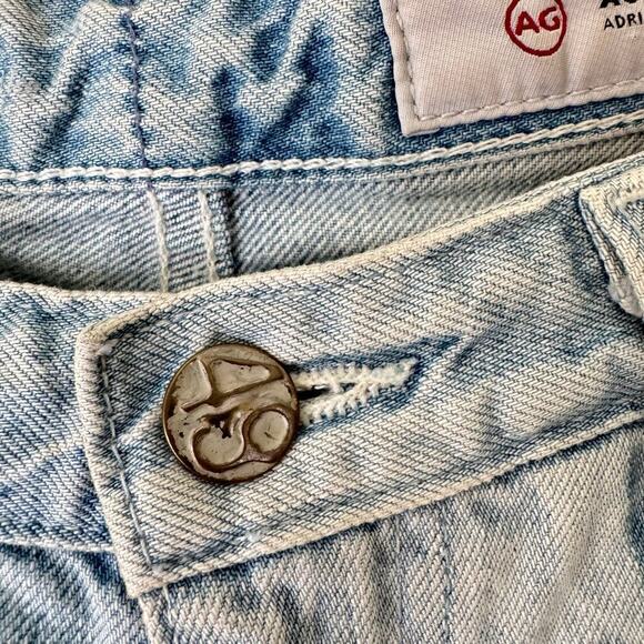 Adriano Goldschmied Women Phoebe Color Block Jeans Size 29R 29 Raw Hem Boho Blue - Picture 9 of 10